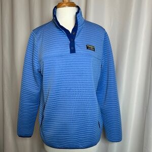 LL BEAN BRIGHT BLUE PULLOVER